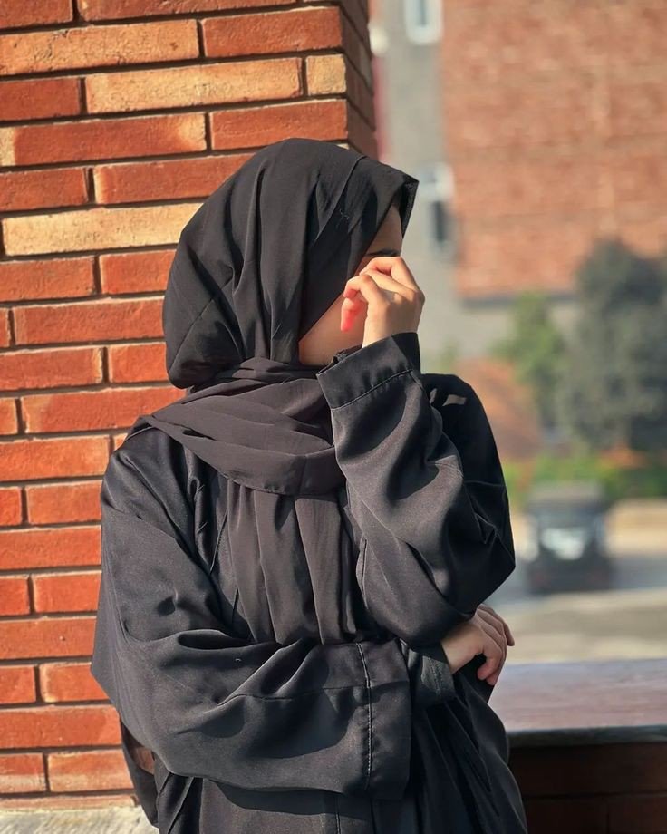 hijab-girl-dp-black hijab-girl-dp-black